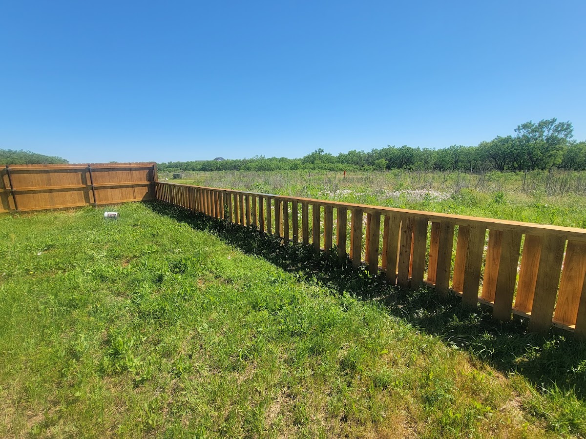 New picket fence installation Abilene TX